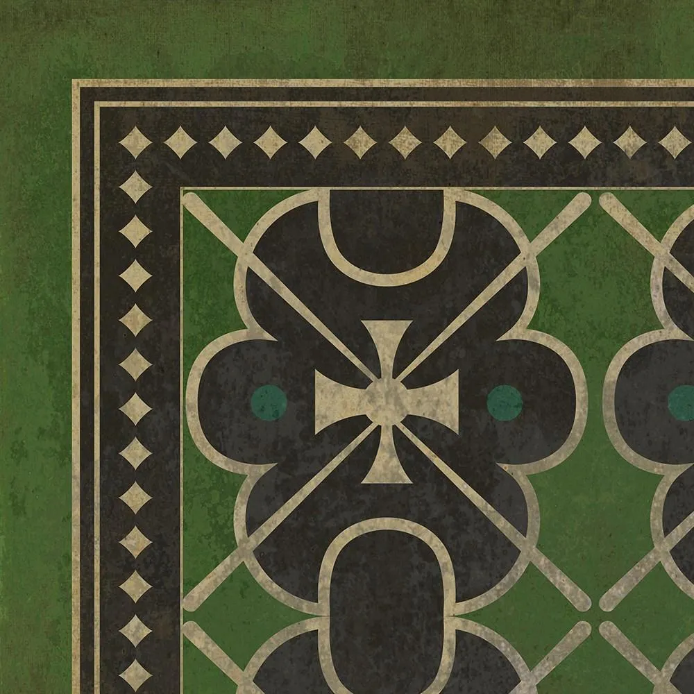 Pattern 05 "Scotland Yard" Vinyl Floorcloth - Spicher & Co.