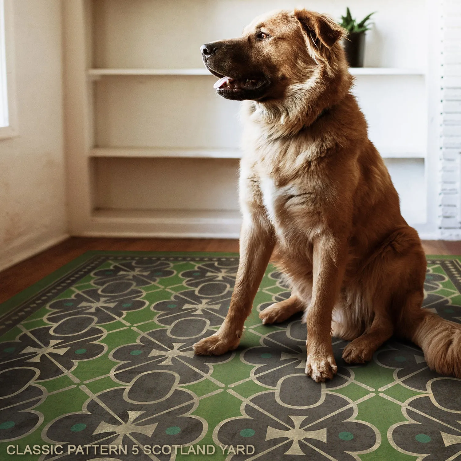 Pattern 05 "Scotland Yard" Vinyl Floorcloth - Spicher & Co.