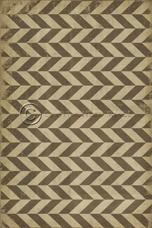 Pattern 06 "Mercurius" Vinyl Floorcloth - Spicher & Co.