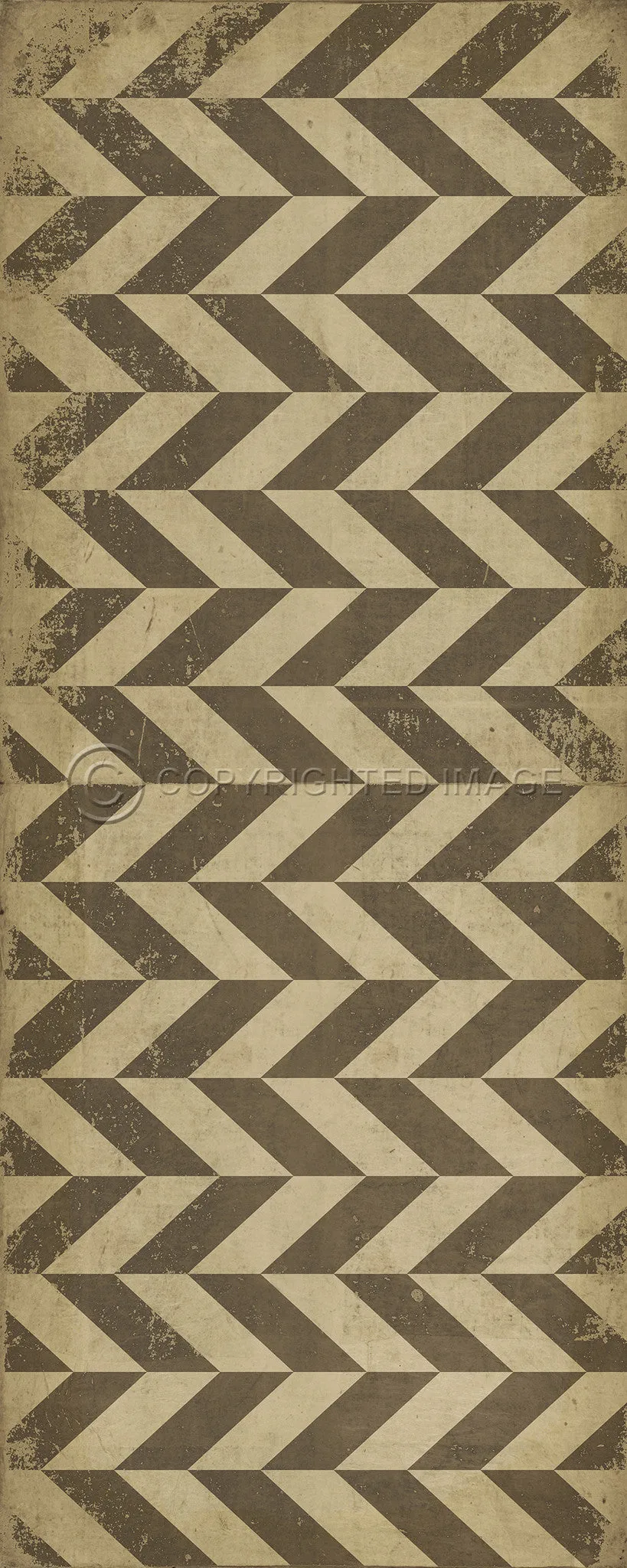 Pattern 06 "Mercurius" Vinyl Floorcloth - Spicher & Co.