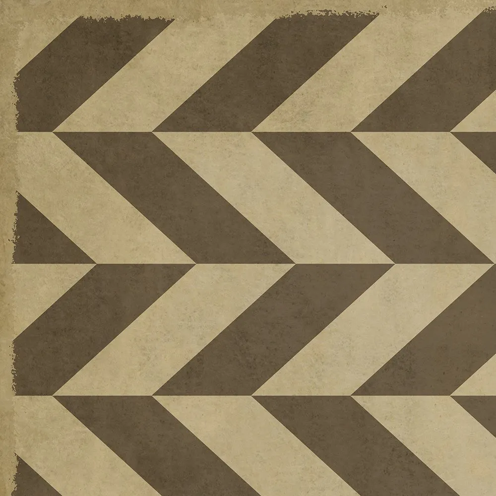 Pattern 06 "Mercurius" Vinyl Floorcloth - Spicher & Co.