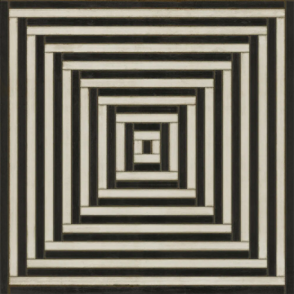 Pattern 18 "The Empress" Vinyl Floorcloth - Spicher & Co.