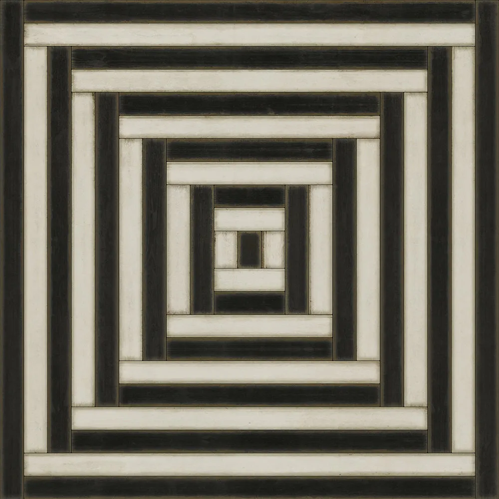Pattern 18 "The Empress" Vinyl Floorcloth - Spicher & Co.