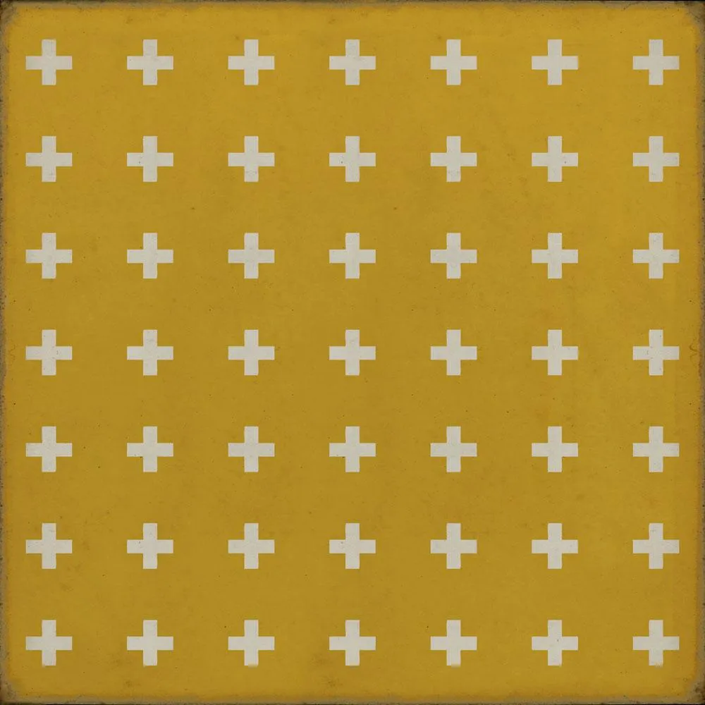Pattern 24 "Lemnos" Vinyl Floorcloth - Spicher & Co.