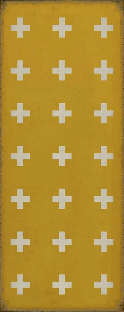 Pattern 24 "Lemnos" Vinyl Floorcloth - Spicher & Co.