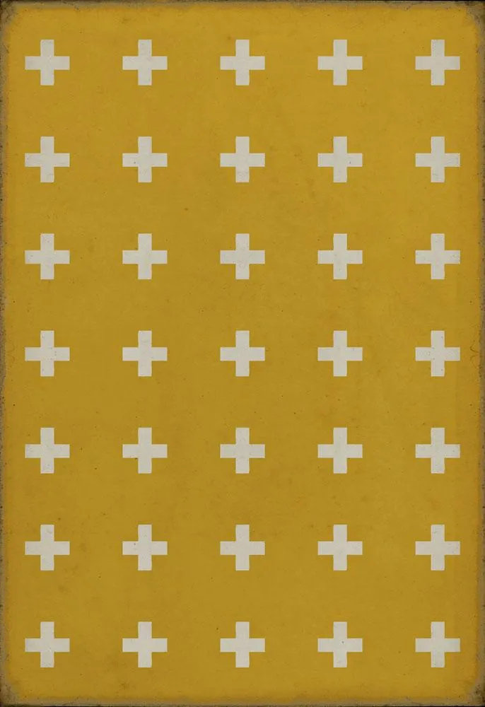 Pattern 24 "Lemnos" Vinyl Floorcloth - Spicher & Co.
