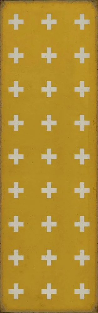 Pattern 24 "Lemnos" Vinyl Floorcloth - Spicher & Co.