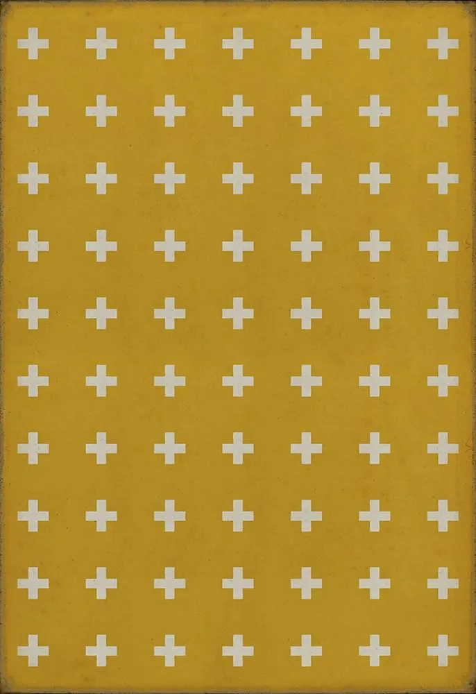 Pattern 24 "Lemnos" Vinyl Floorcloth - Spicher & Co.