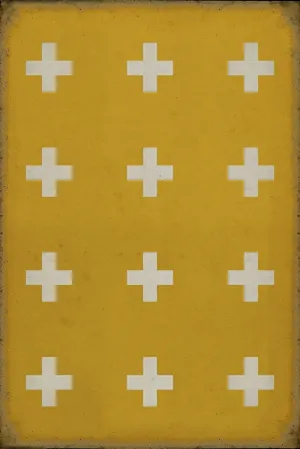 Pattern 24 "Lemnos" Vinyl Floorcloth - Spicher & Co.