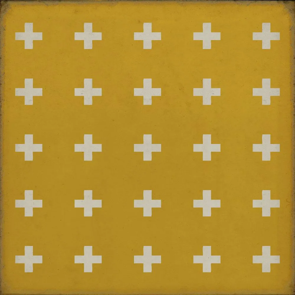 Pattern 24 "Lemnos" Vinyl Floorcloth - Spicher & Co.