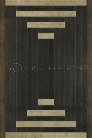 Pattern 30 "Yuan" Vinyl Floorcloth - Spicher & Co.
