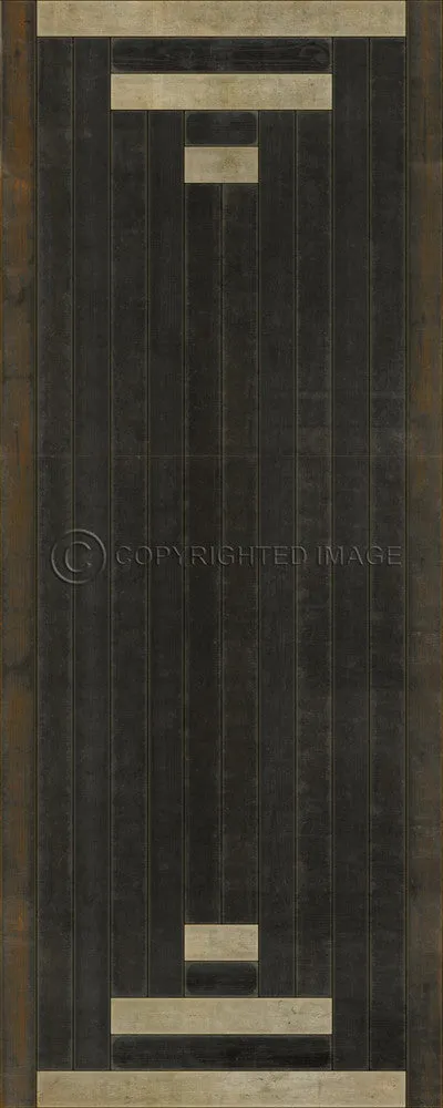 Pattern 30 "Yuan" Vinyl Floorcloth - Spicher & Co.