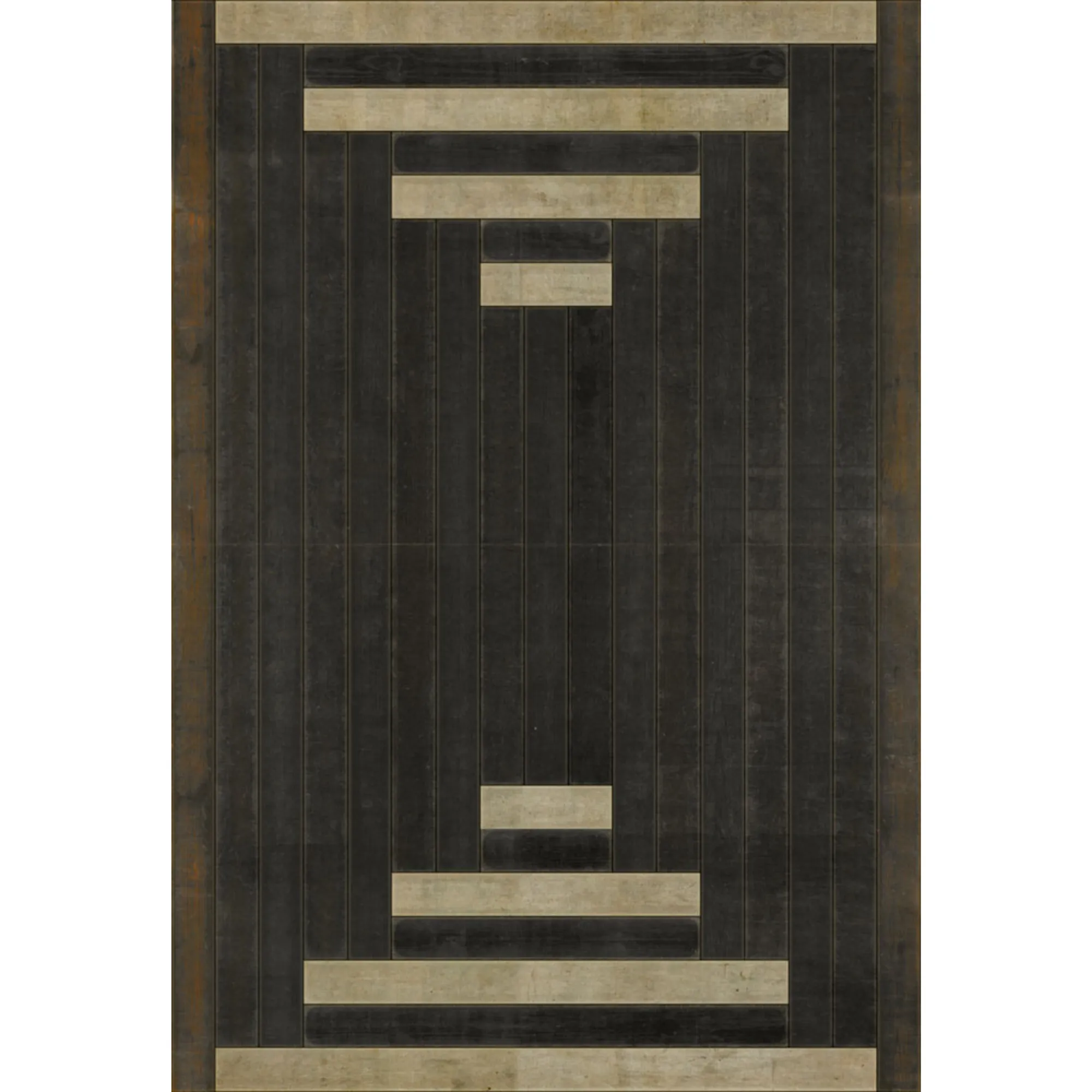 Pattern 30 "Yuan" Vinyl Floorcloth - Spicher & Co.