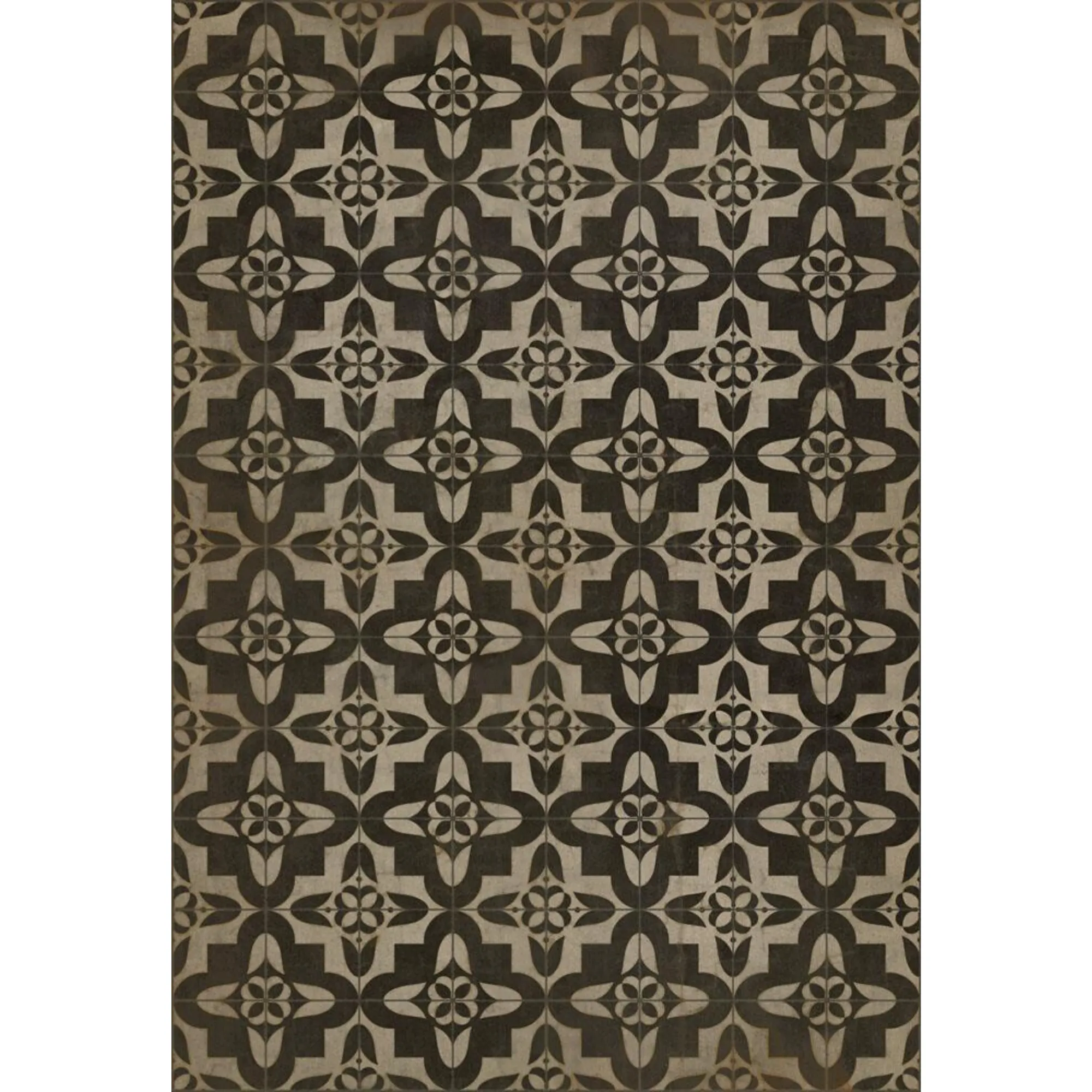 Pattern 33 "Boggled" Vinyl Floorcloth - Spicher & Co.