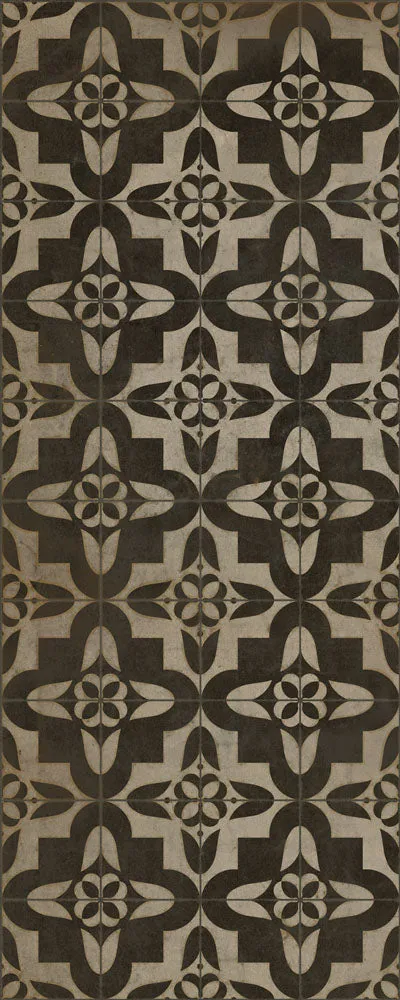 Pattern 33 "Boggled" Vinyl Floorcloth - Spicher & Co.