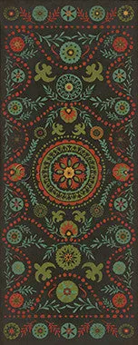 Pattern 38 "State of Mind" Vinyl Floorcloth - Spicher & Co.