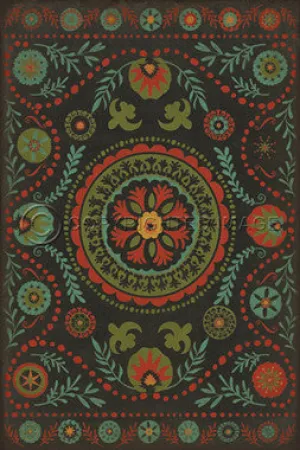 Pattern 38 "State of Mind" Vinyl Floorcloth - Spicher & Co.