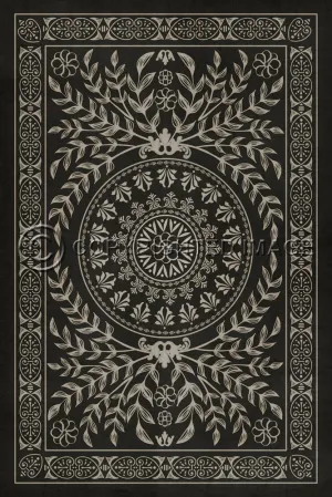 Pattern 40 "Villa Lante" Vinyl Floorcloth - Spicher & Co.