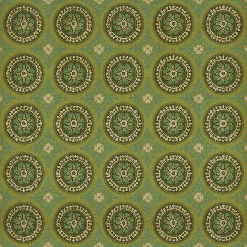 Pattern 43 "Dharma" Vinyl Floorcloth - Spicher & Co.