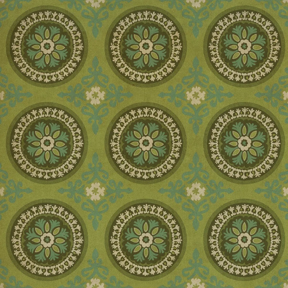Pattern 43 "Dharma" Vinyl Floorcloth - Spicher & Co.