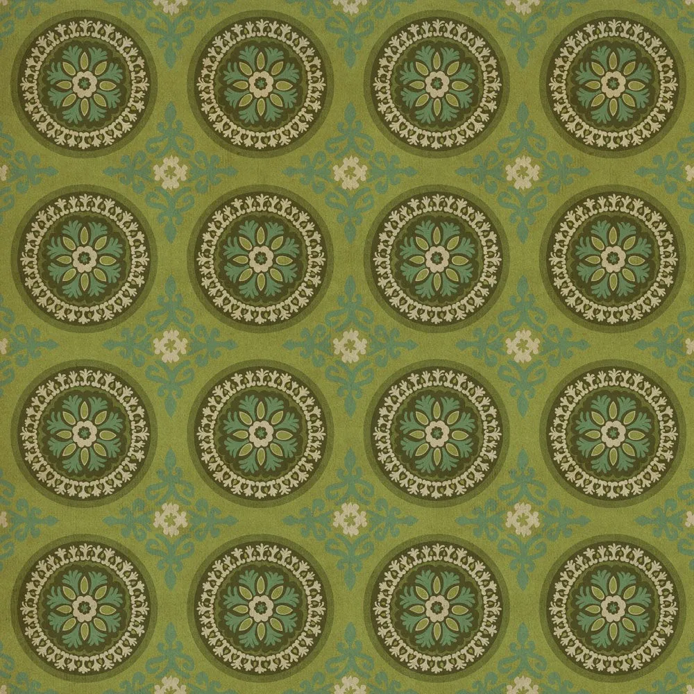 Pattern 43 "Dharma" Vinyl Floorcloth - Spicher & Co.