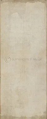 Pattern 52 "Studio Whitewash" Vinyl Floorcloth - Spicher & Co.