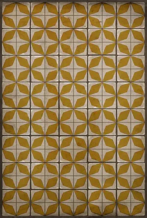 Pattern 54 "Solar Panels" Vinyl Floorcloth - Spicher & Co.