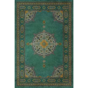 Persian Bazaar - Tabriz "Avesta" Vinyl Floorcloth - Spicher & Co.