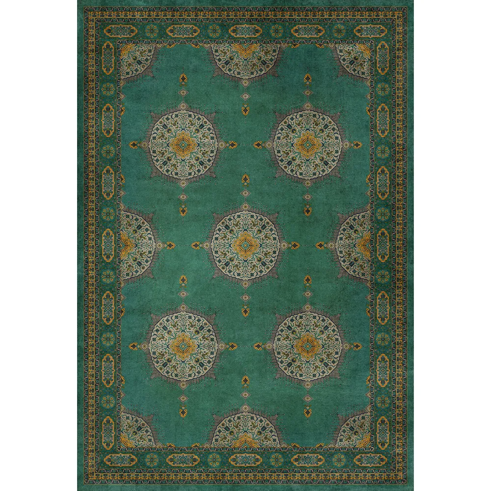 Persian Bazaar - Tabriz "Avesta" Vinyl Floorcloth - Spicher & Co.
