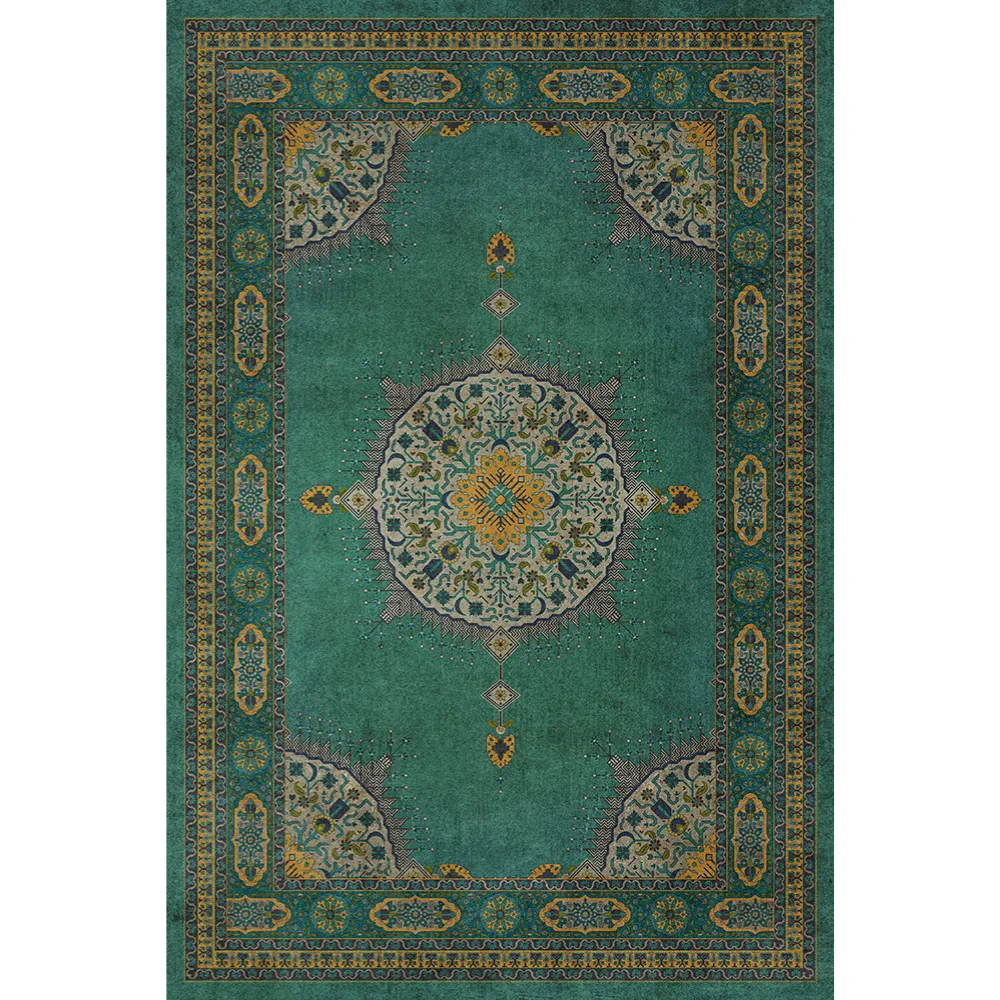 Persian Bazaar - Tabriz "Avesta" Vinyl Floorcloth - Spicher & Co.