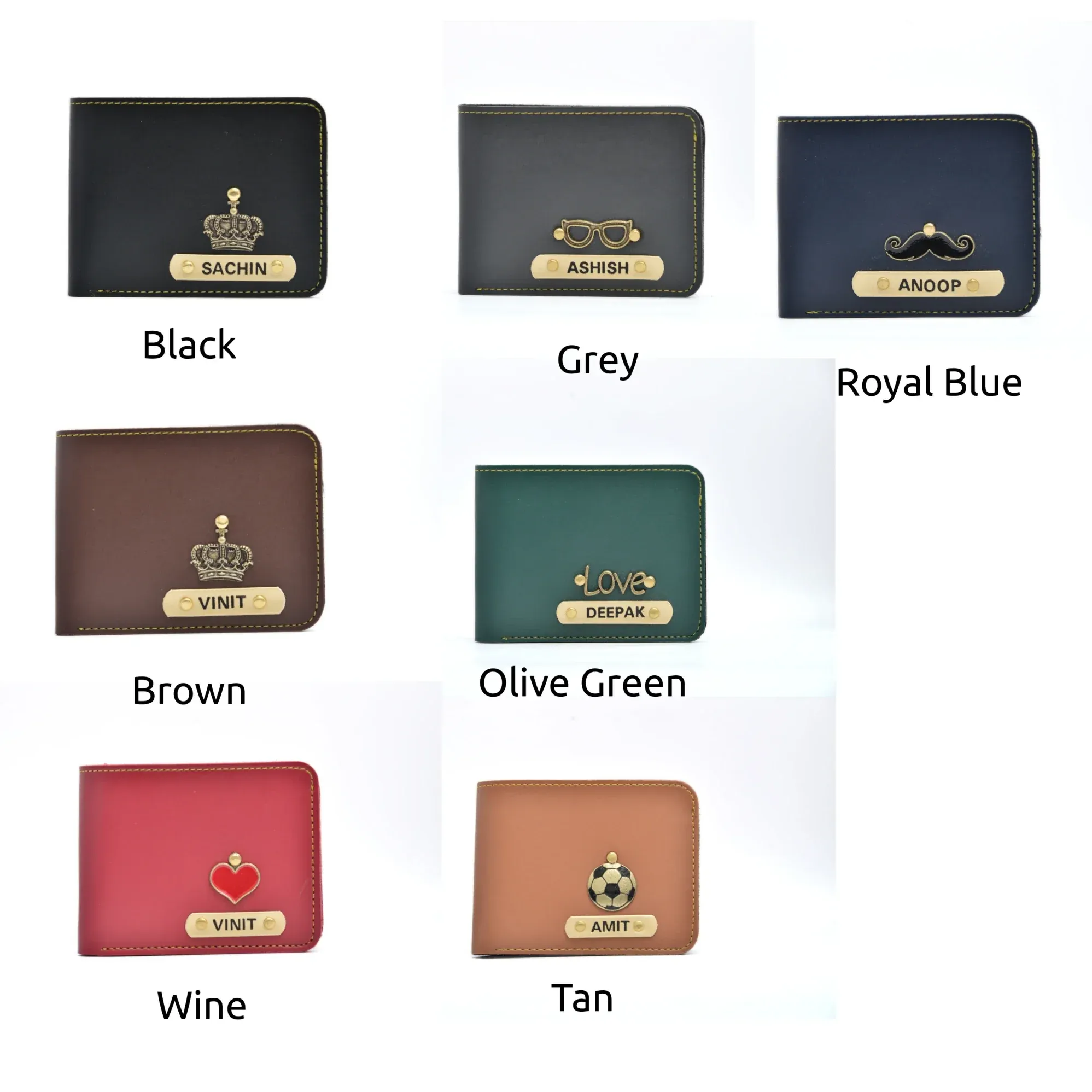 Personalized Men's Wallet - Black