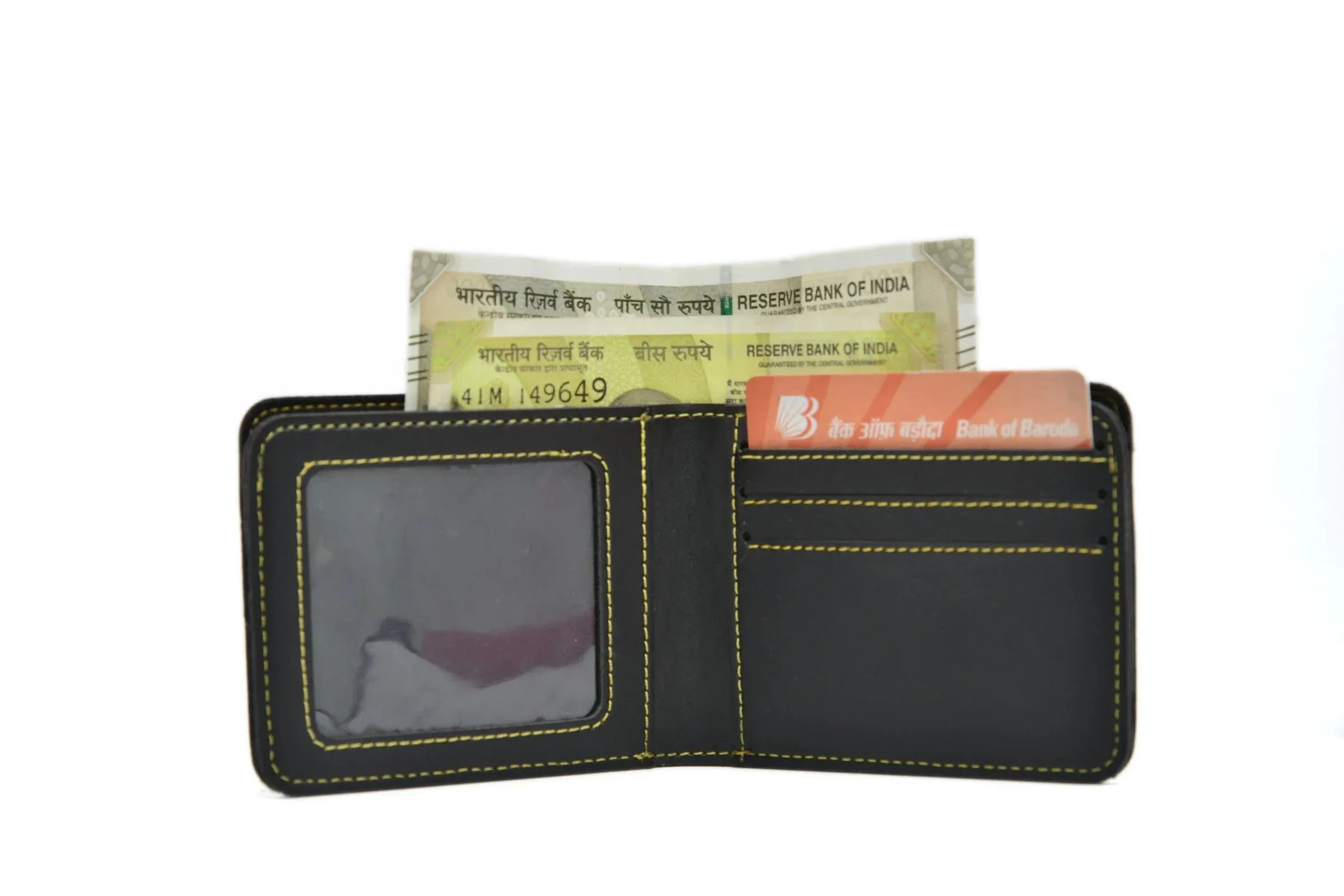 Personalized Men's Wallet - Black