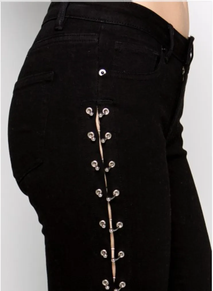 Pierced Up Skinny Jeans