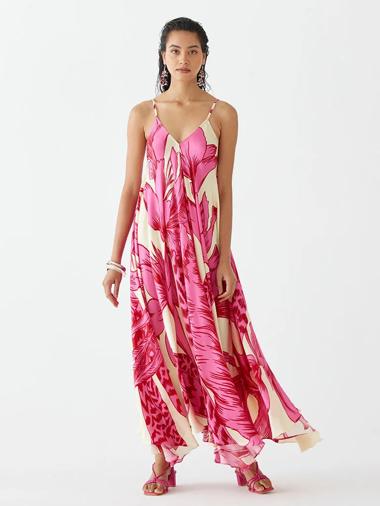 Pink Aphrodite Strappy Dress