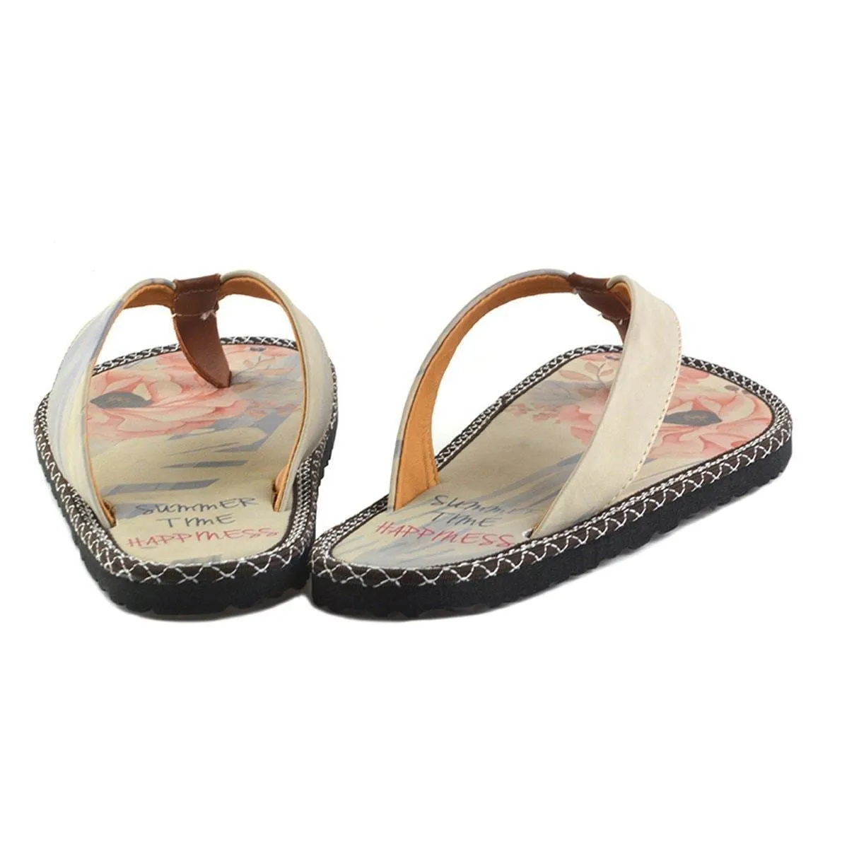 Pink Summertime Happiness Flip-Flop CAL408