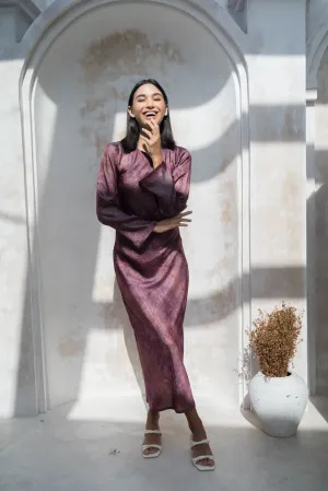 Plum Whisper Dress