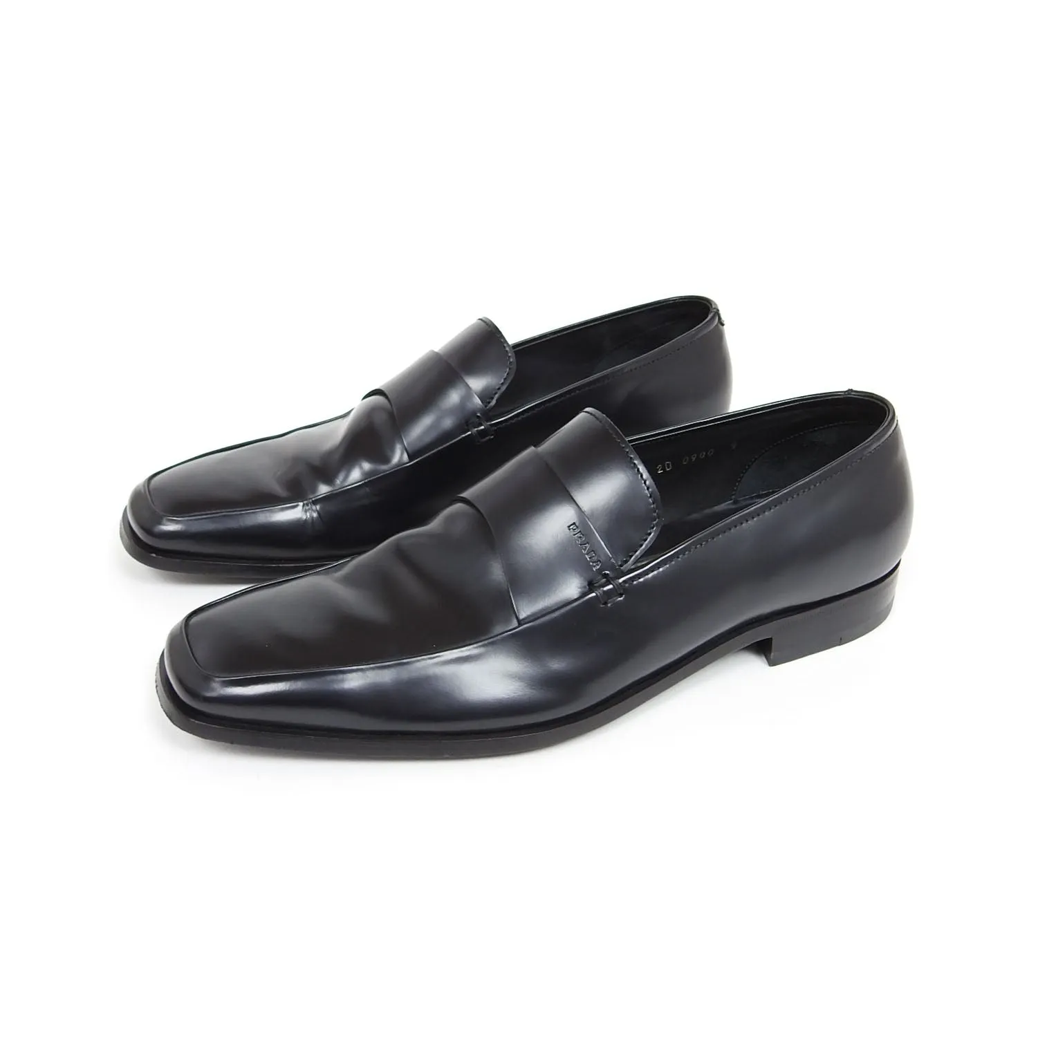 Prada Leather Loafers Size 10