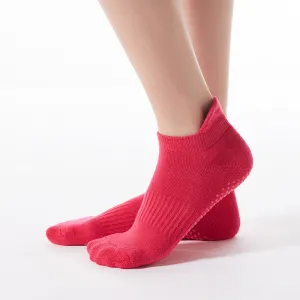 Premium Non Slip Yoga Socks - Red