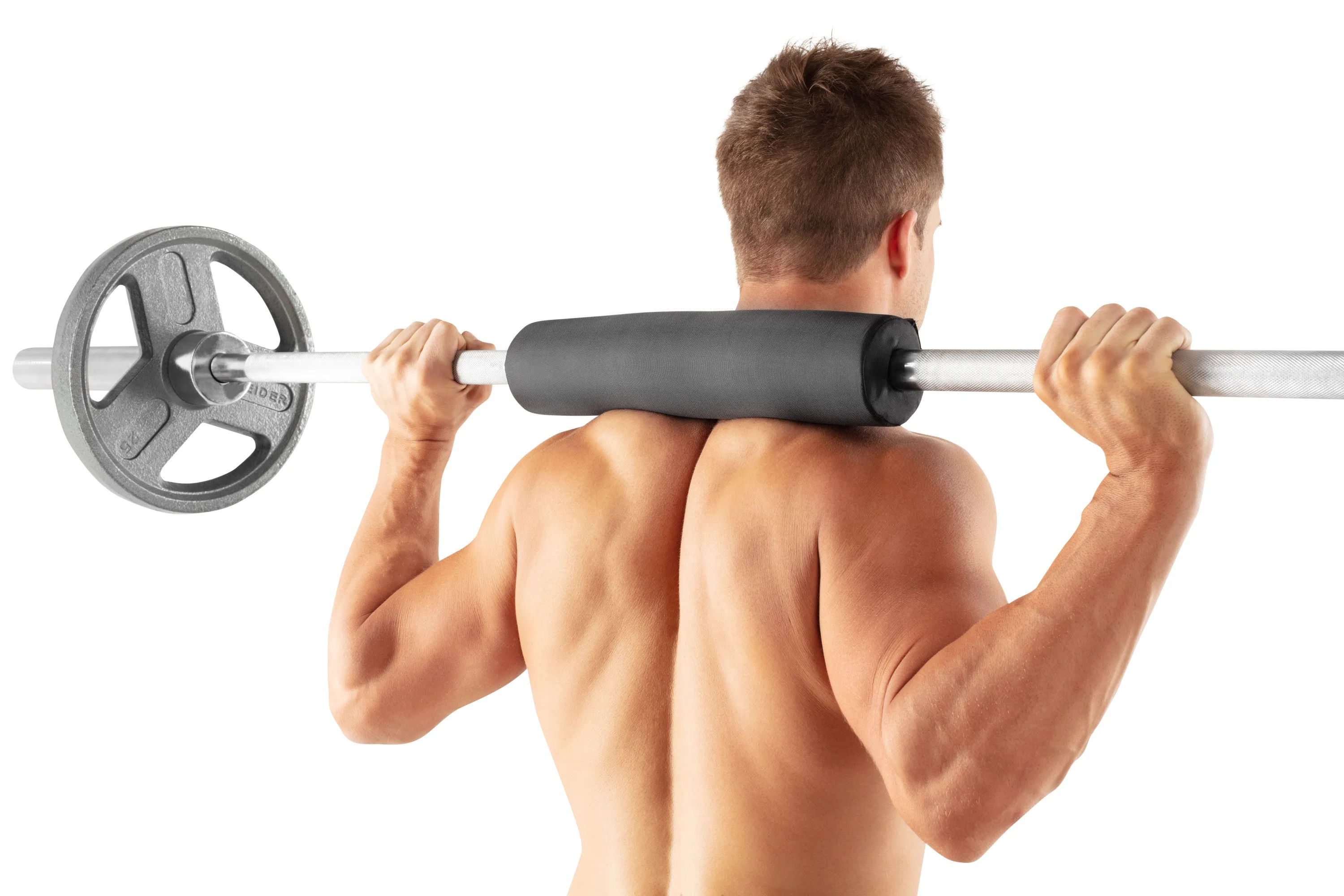 Protective Weight Bar Pad with Hook-and-Loop Velcro Closure
