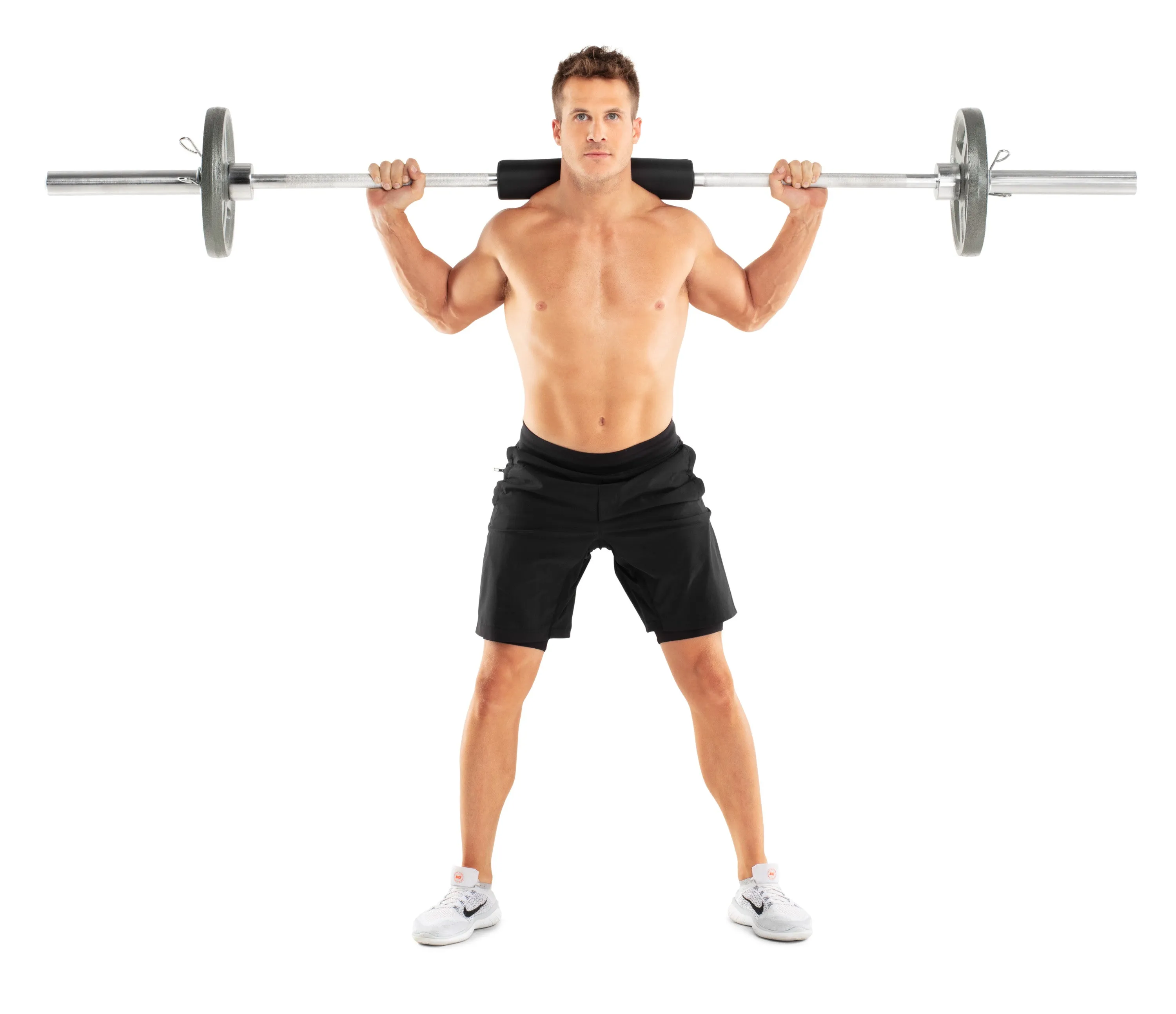 Protective Weight Bar Pad with Hook-and-Loop Velcro Closure
