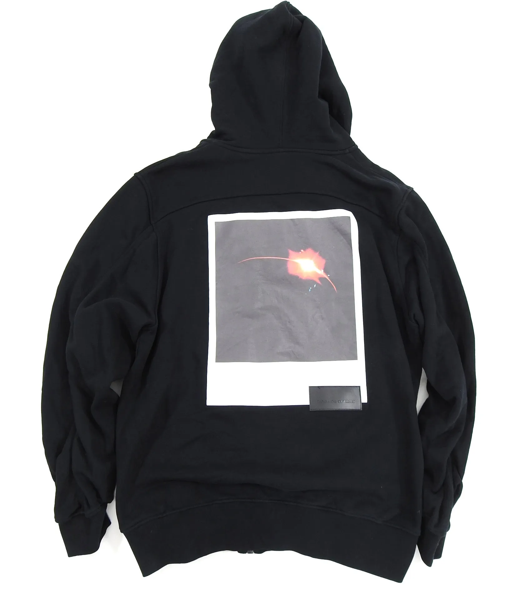 Public School Black Graphic Zip Up Hoodie - M