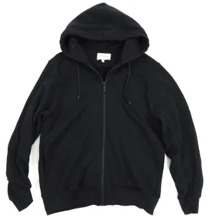 Public School Black Graphic Zip Up Hoodie - M