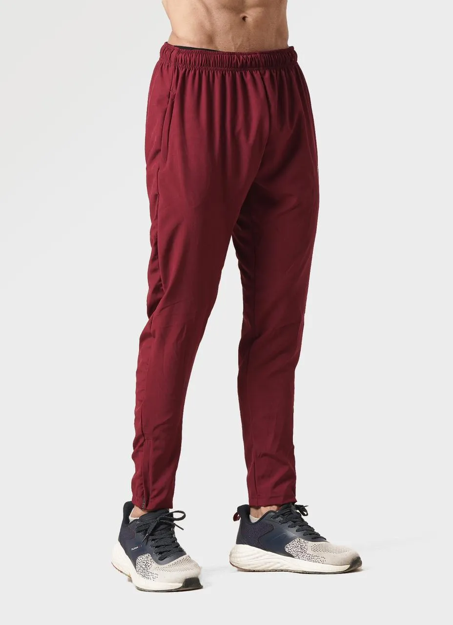 Quick Dry Joggers - Burgundy