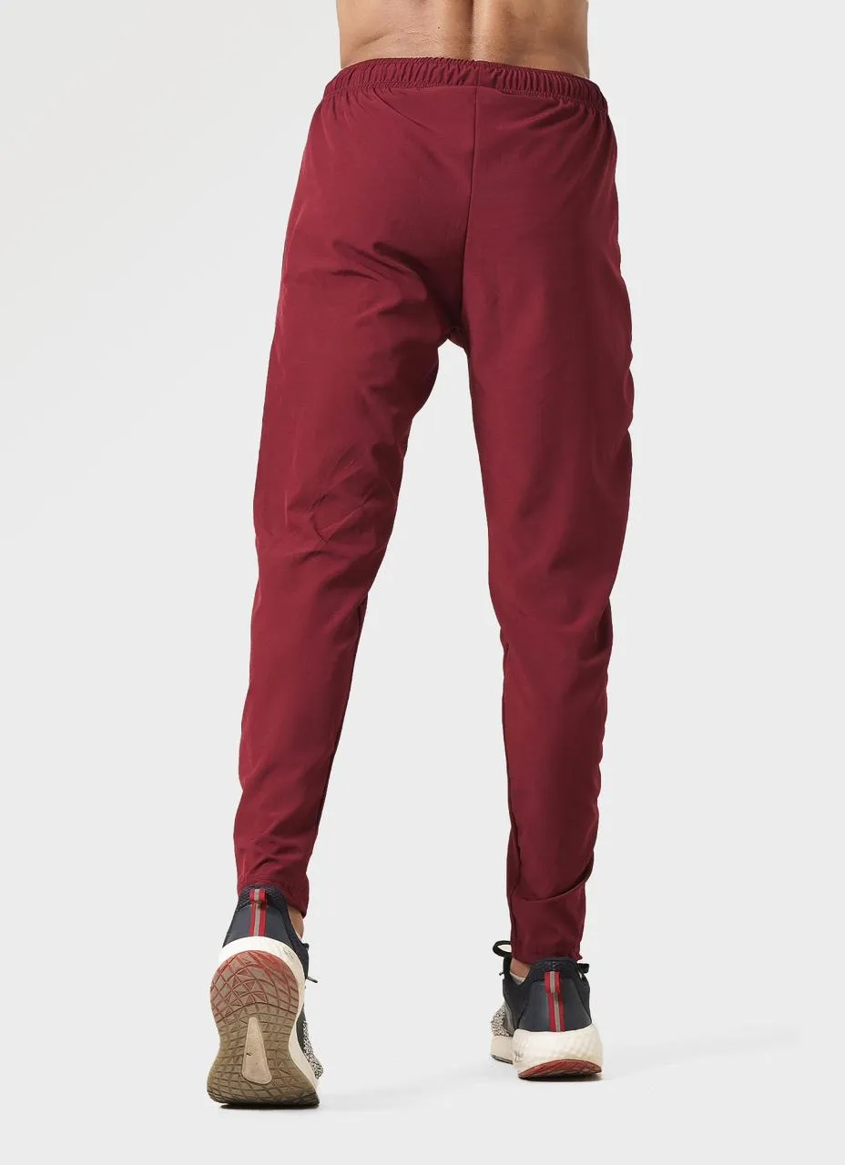Quick Dry Joggers - Burgundy