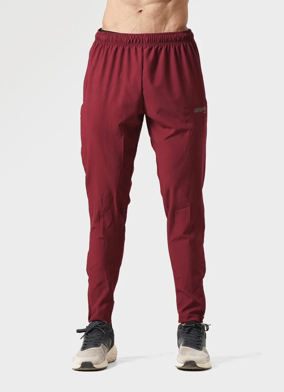 Quick Dry Joggers - Burgundy