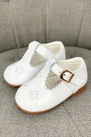 "Beatrice" Patent Leather T-Bar Shoes