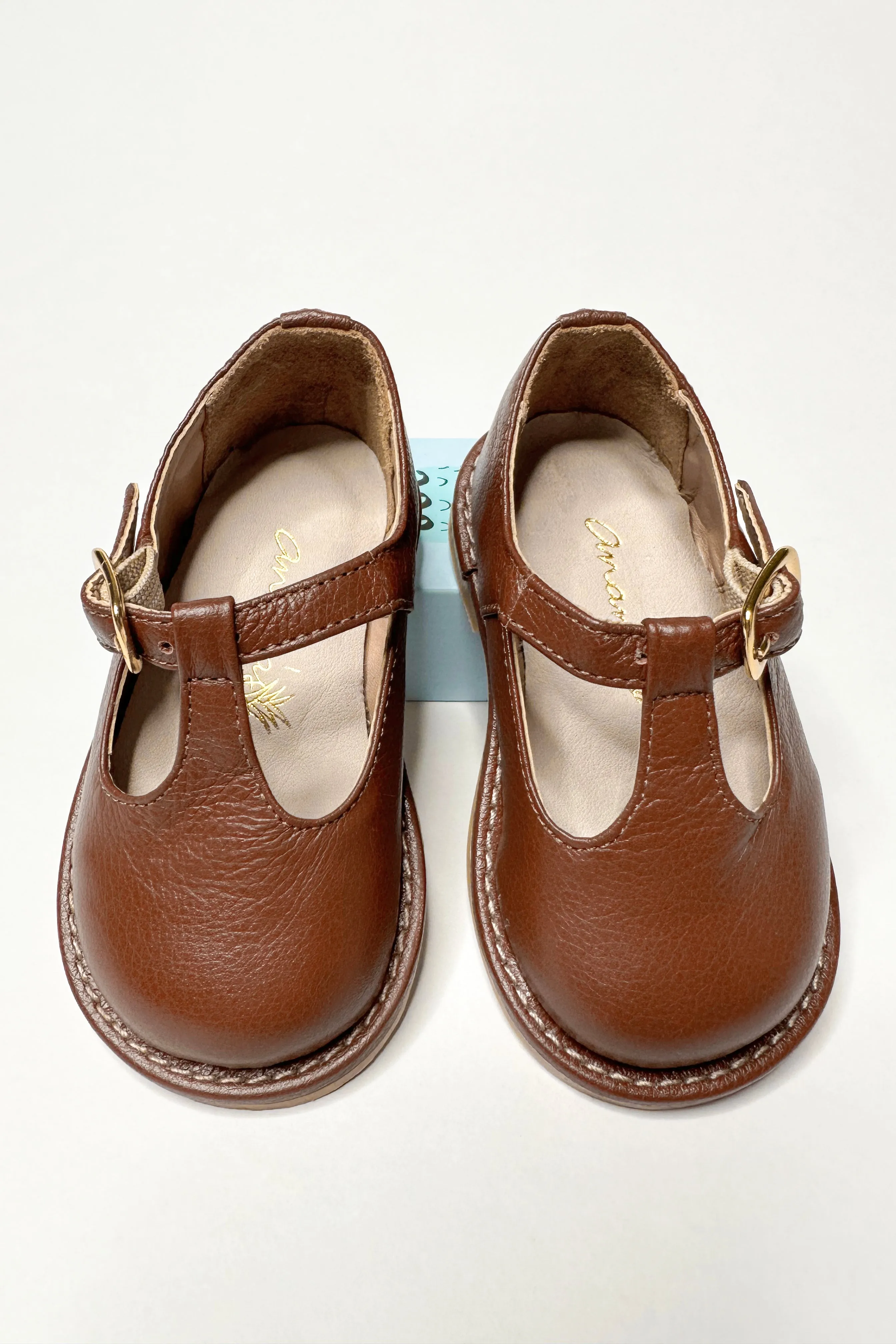 "George" Brown Leather Shoes