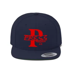 "Press" Flat Bill Hat