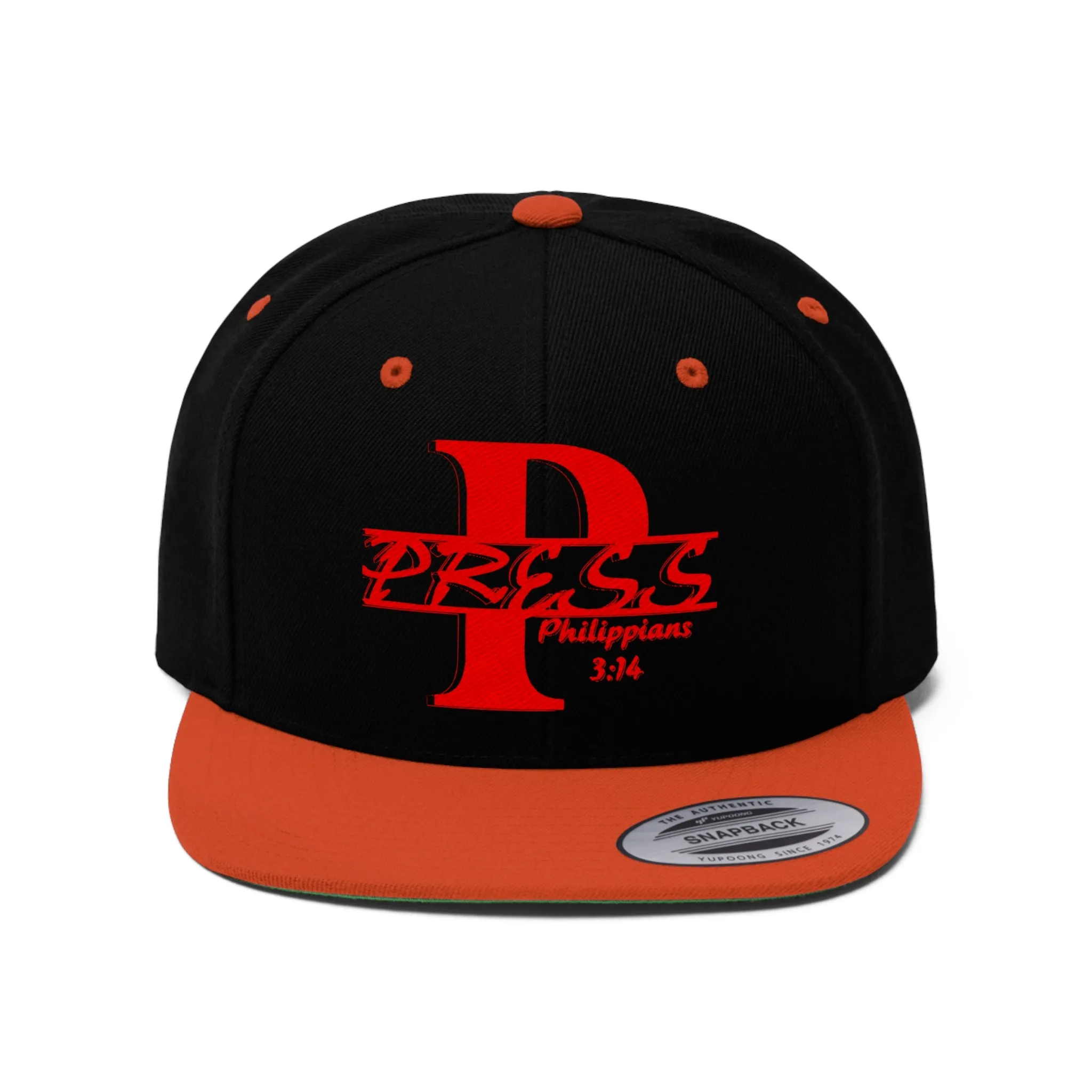 "Press" Flat Bill Hat