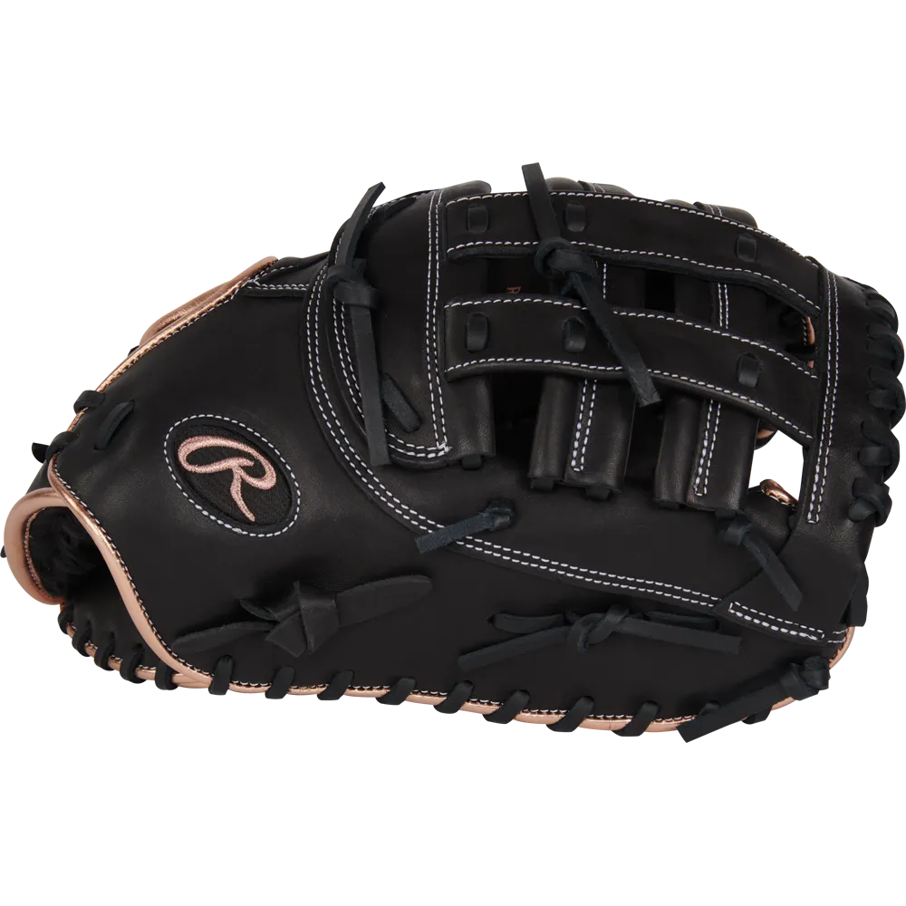 Rawlings R9 12.5" Fastpitch First Base Mitt: R9SBFBM-17B